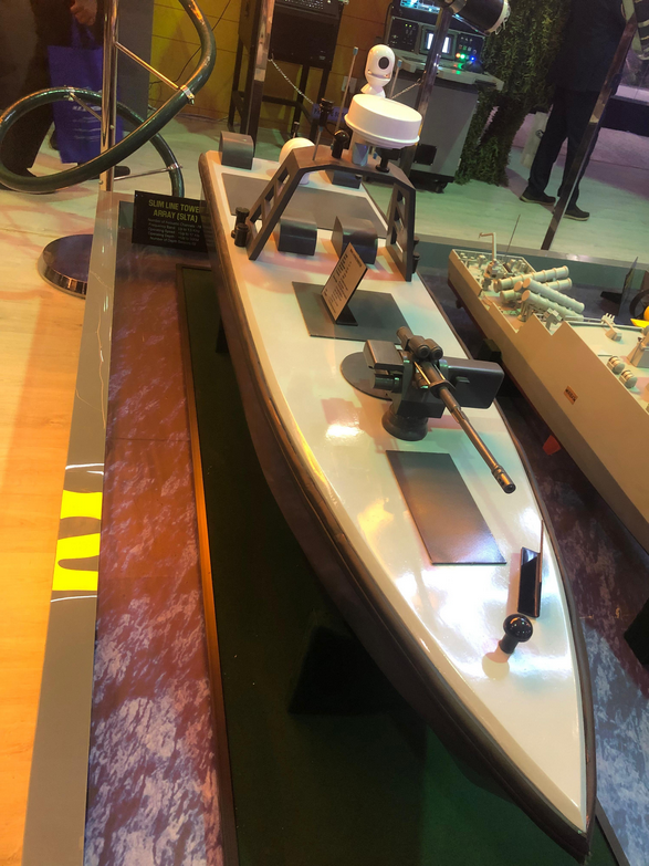 RadioactiveFrnd's tweet image. #Karachi Shipyard &amp;amp; Engineering Works (#KSEW) unveiled an advanced unmanned surface vessel (USV) equipped with a remote control weapon system (#RCWS) at #IDEAS2024. A major leap in naval defense innovation! 🇵🇰⚓ 

#Pakistan #PAKNavy #DefenseTech