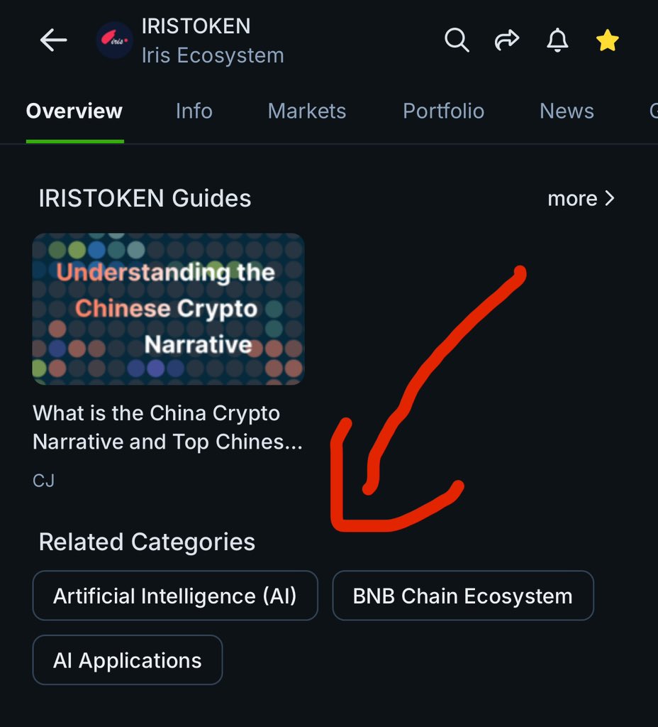 Iris_token's tweet photo. The week is off to an excellent start. #CoinGecko has added #IrisEcosystem to the AI Application and Artificial Intelligence (AI) categories. This will bring us greater visibility. Many more things are on the way. https://t.co/g1assJOzfL