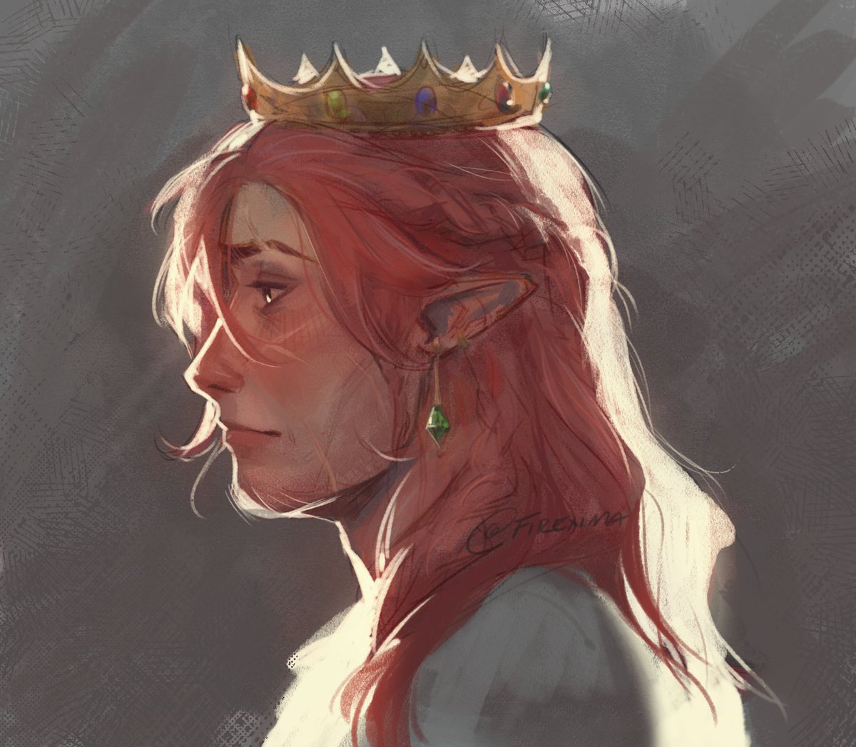 Firexima's tweet photo. Technoblade Portrait Practice :)

#technobladefanart https://t.co/RQZS36H1iF