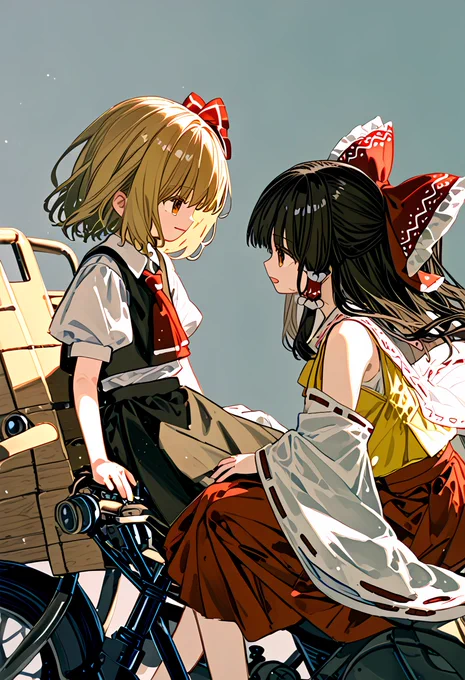 ルーミアと霊夢 
