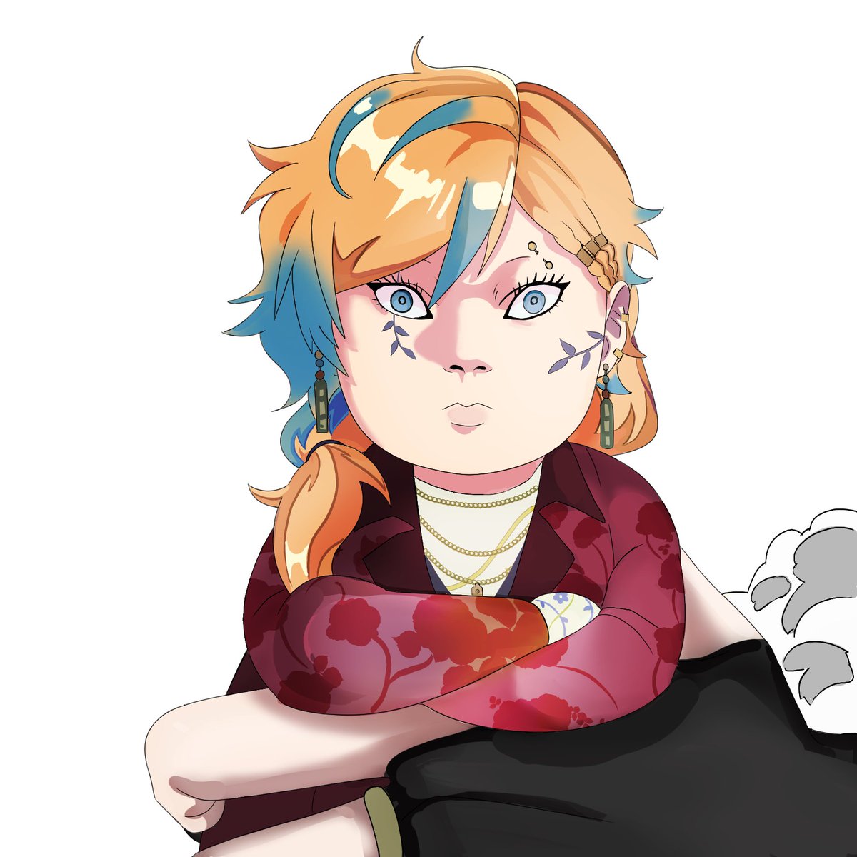 Echo_Draw's tweet photo. Queens dont cry @IBeatPandas #Pandart https://t.co/1hVMRD2yJ0