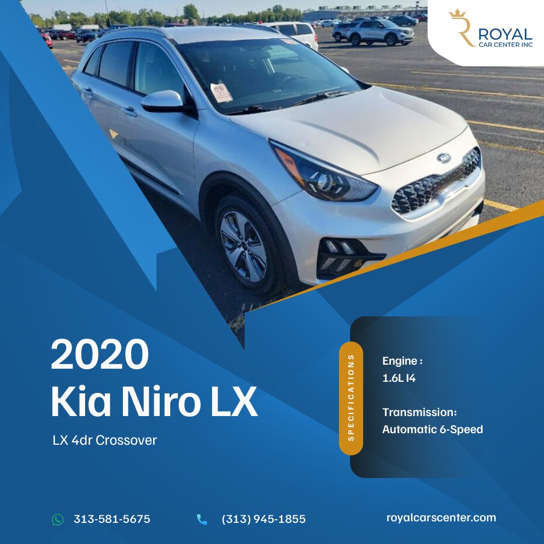 Royalcarscenter's tweet image. Kia Niro LX - 2020 MODEL
Price: $11,900
Exterior Color: Silver
Read more: royalcarscenter.com/cars/2020-kia-…
📷 (313) 945-1855
📷 (313) 485-9895
📷 royalcarcenterinc@gmail.com
#UsedCars #Kia #UsedCarsNearMe #CertifiedPreOwned #UsedCarsForSale #RoyalCarCenter #PreOwnedCars #Detroit #Michigan