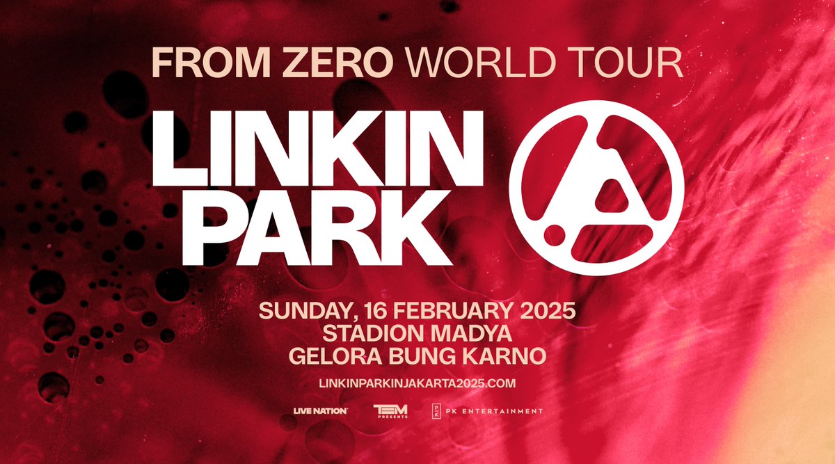 LPfansID's tweet photo. Linkin Park - From Zero World Tour. 16 February 2025, Stadion Madya Jakarta.

https://t.co/65q58LC7bJ https://t.co/cS7LgFYdvp