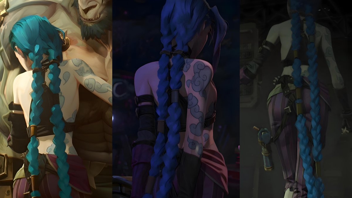 JinxArchiveee's tweet photo. I love her braids https://t.co/BlOAkq2d4F
