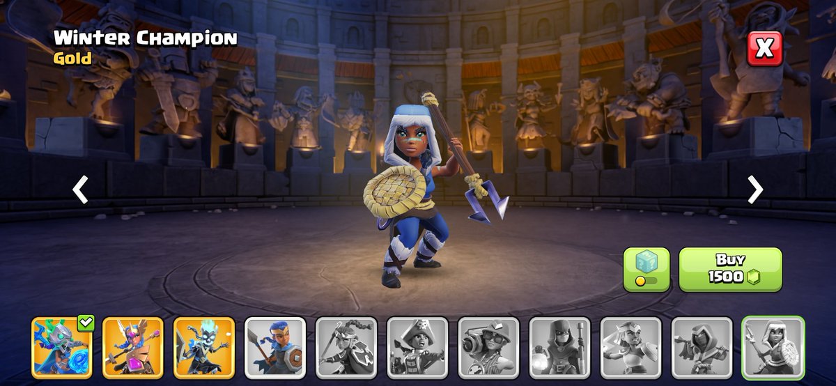 JackPokemaster's tweet photo. @ClashofClans Is it possible to have skins that need to be brought up to speed updated? I love the old designs, but it would be cool to make them more unique instead of just reskins of the old skins. (A set that is the old school versions of each hero would be cool!!) [Some examples] https://t.co/7X0X8UB6tO