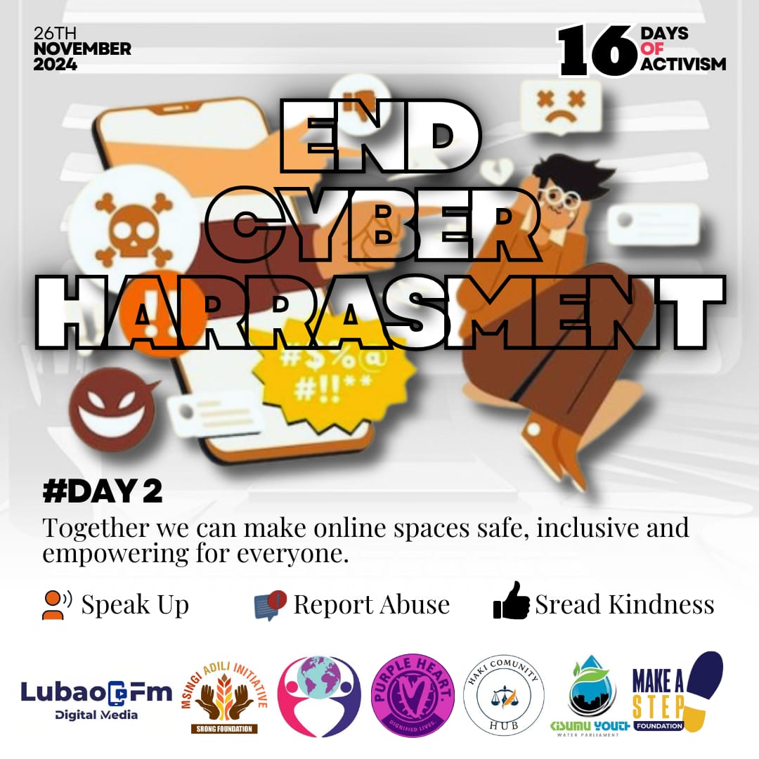 The second day of 16 days of activism.  We can make our online spaces safe for everyone.