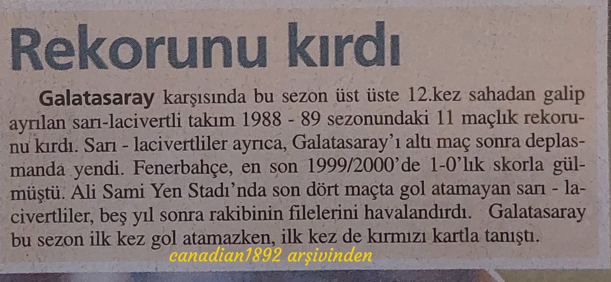 canadian1892's tweet photo. Günaydın sevgili Fenerbahçeliler.
Maç: Galatasaray - Fenerbahçe
Stat: Asy
Tarih: 27.11.2005
#TaraftarınFenerbahçeTarihi
#Fenerbahçe arşivine katkımız olsun.
#MarcioNobre #StephenAppiah https://t.co/ZxqTk3qv3B