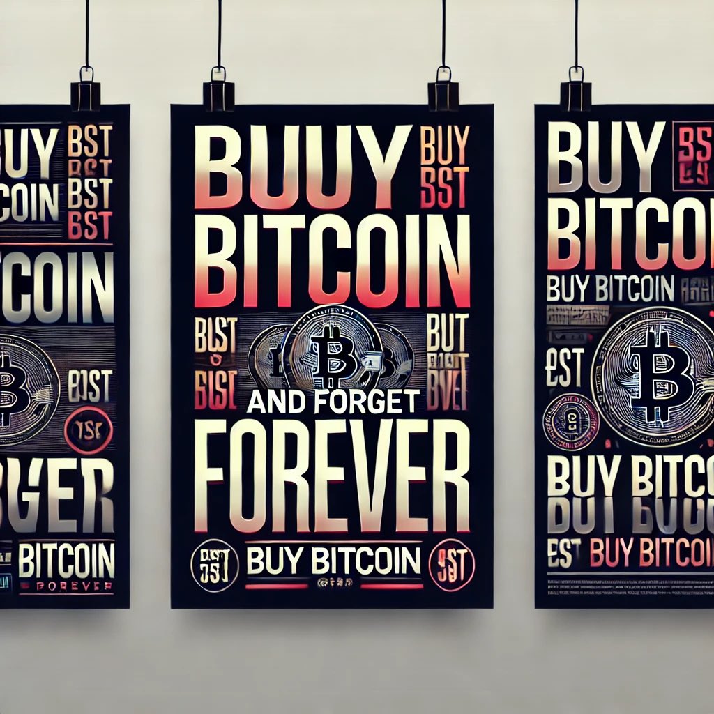 Buy Bitcoin and Forget Forever」