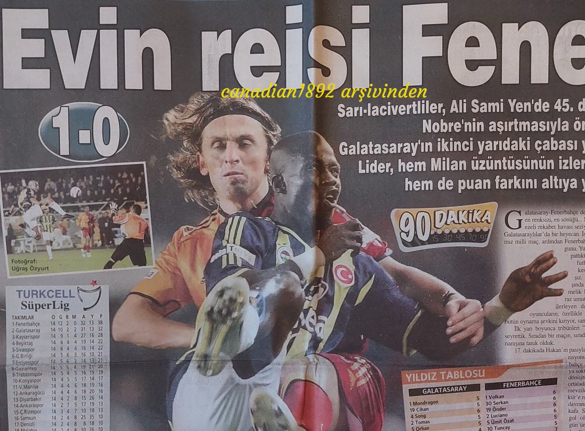 canadian1892's tweet photo. Günaydın sevgili Fenerbahçeliler.
Maç: Galatasaray - Fenerbahçe
Stat: Asy
Tarih: 27.11.2005
#TaraftarınFenerbahçeTarihi
#Fenerbahçe arşivine katkımız olsun.
#MarcioNobre #StephenAppiah https://t.co/ZxqTk3qv3B