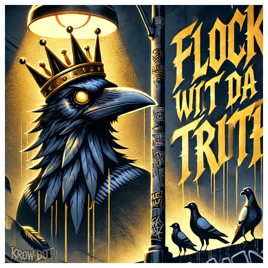 Guppyinchief's tweet photo. The skies don’t belong to anyone but the truth. Are you ready to FLOCK WITH THE TRUTH? #KrowDot #HubCityLegend #squabbleup https://t.co/UdNfnSyFry
