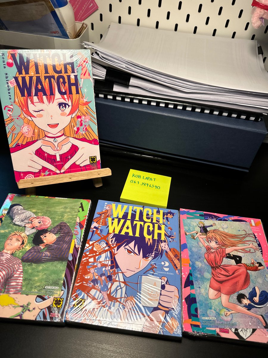 KorkohT's tweet photo. ขาย Witch Watch 
เล่ม 1-4 มือ 1 ในซีล +โปส ไร้ตำหนิ
ราคา 200 บาท รวมส่ง

สนใจทักมาคุยได้ค่า
#มังงะมือหนึ่ง #มังงะมือ1 #witchwatch #ค่ายรักพิมพ์ #ค่ายใบเขียว #การ์ตูน https://t.co/q8GT3nndF6