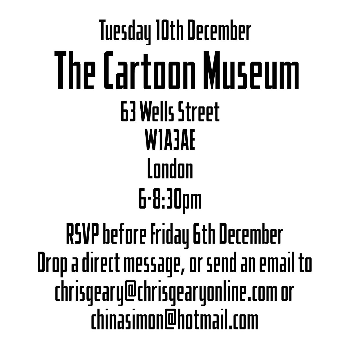 Morning.  Excuse the repost, but just in case anyone missed it the first time.  
All are welcome, and please spread the word.