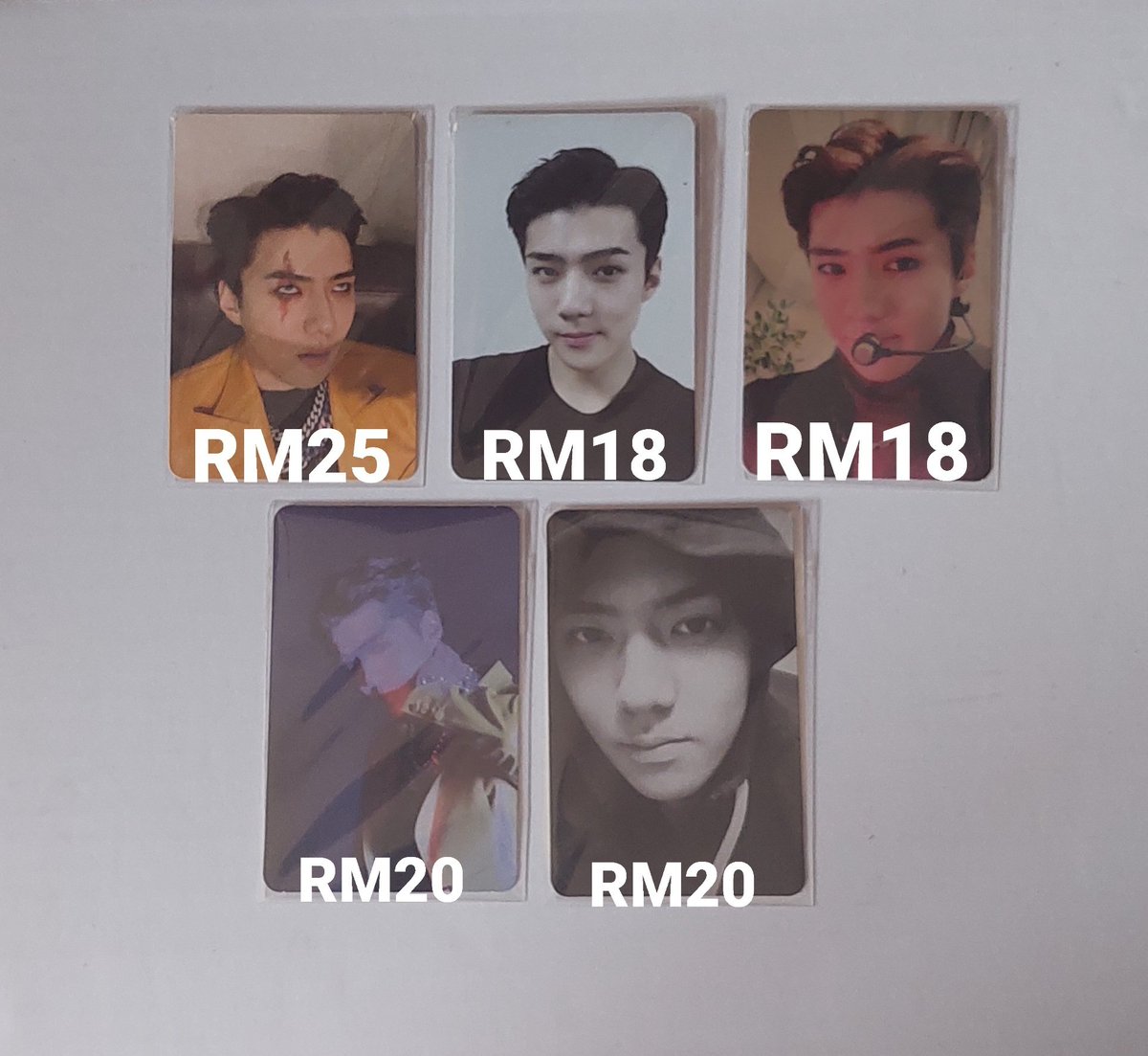 sleepy_wolfbun's tweet photo. WTS | 🇲🇾 ONLY
SEHUN PC 
ALL PRICE EXC POSTAGE
*price can nego
POSTAGE RM8 SM / RM14 SS
✅ fast payment
❌ no backout buyer
❌ fussy buyer
DM me you are interested
#pasarexo #pasarexomy https://t.co/Mw3NYUr51Y