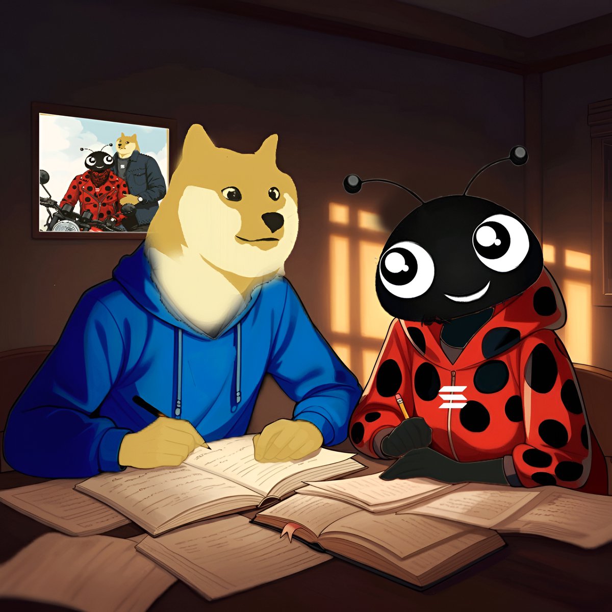 Last Night Was Nostalgic...

Last night was something magical. My bestie, <a href="/dogecoin/">Dogecoin</a>, showed his softer side, and it melted my little bug heart! 🐞💖 

He wrote me some poems – yes, actual poetry – about how much our friendship (and… a little more than that, maybe?) means to him.