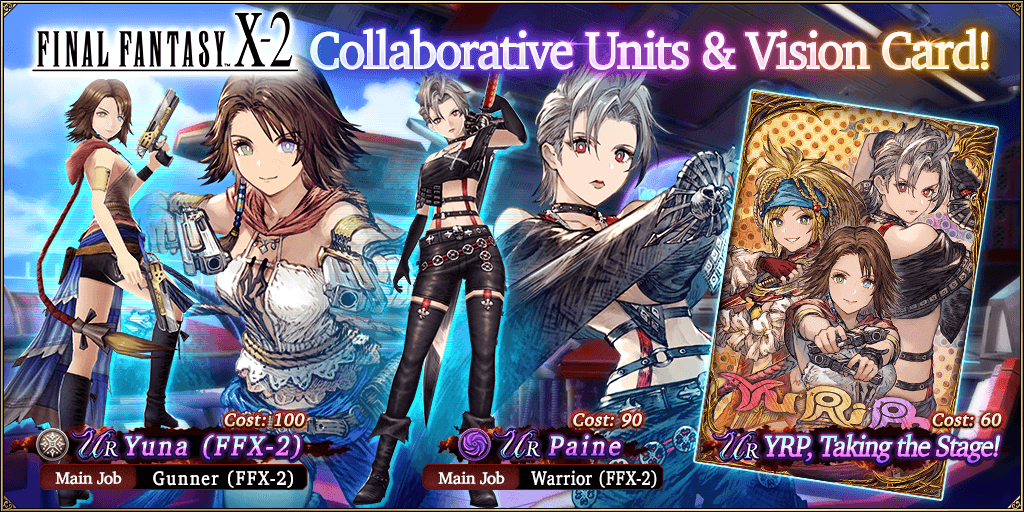 Introducing the FINAL FANTASY X-2 collaborative units Yuna (FFX-2
