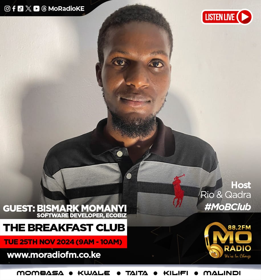 MoRadioKE's tweet image. Tutakuwa tunazungumza na Bismark Momanyi kutoka @ecobiz_limited kuanzia saa tatu asubuhi.

Ungependa kumuuliza swali gani?
Sms line 23440

#MoBclub #RioNaQadra #moradioke #WeAreIncharge