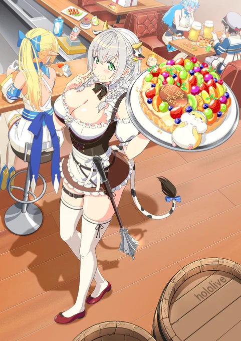 ノエル団長のお誕生日イラストの全身版です#ノエラート 