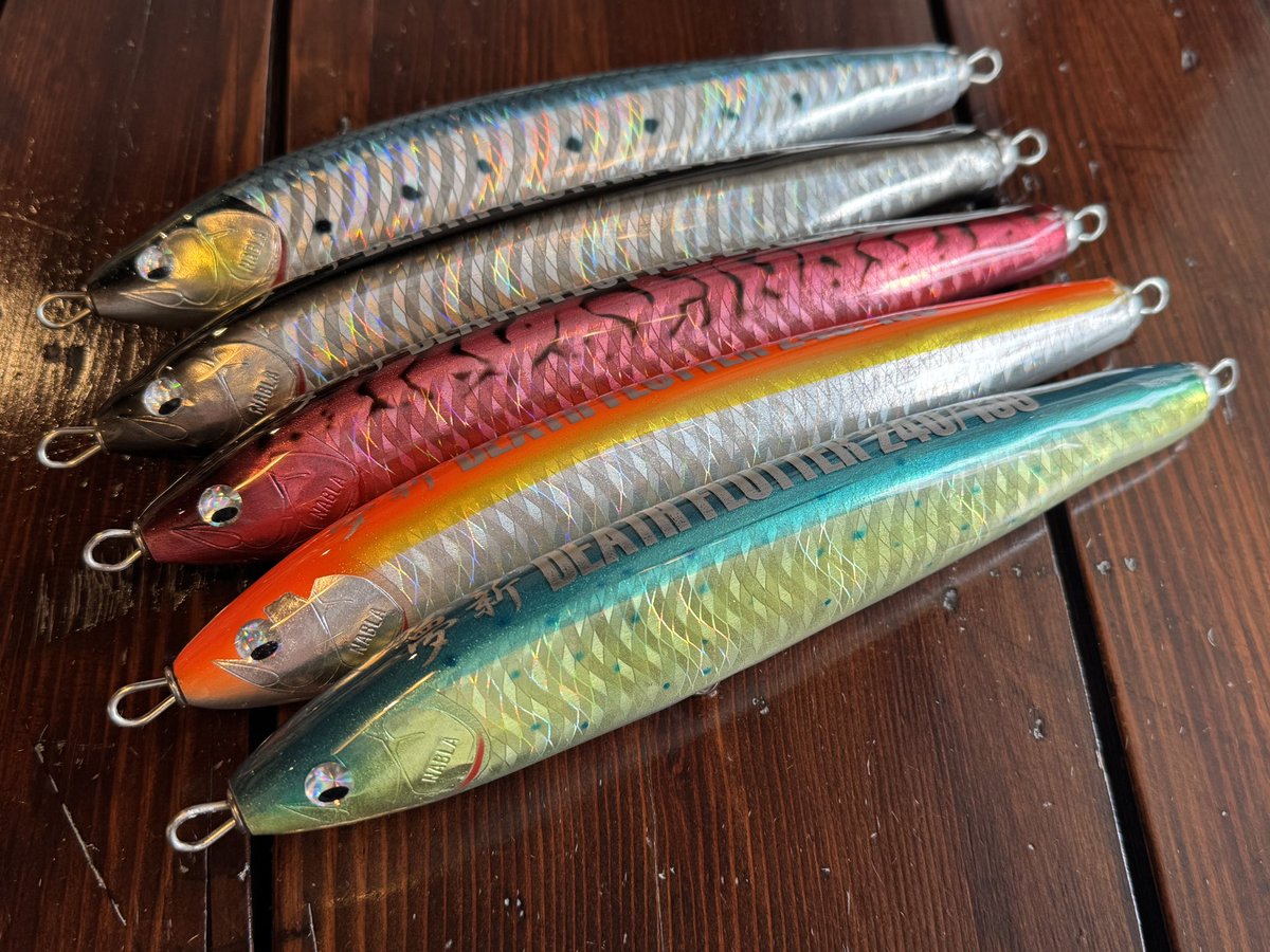 hage_fishing's tweet photo. NABLA
夢新 DEATH FLUTTER 240
240mm 約130g
オンラインショップからも ご購入いただけます
https://t.co/nw78KBTXLb
#nabla #deathflutter
#hage #fishing #fishingtackle #tokyo https://t.co/dll1vG0LQA