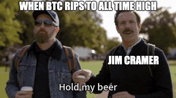 bitget's tweet image. Inverse Cramer be like: &apos;I never lose.&apos; 🎯

#Bitcoin
