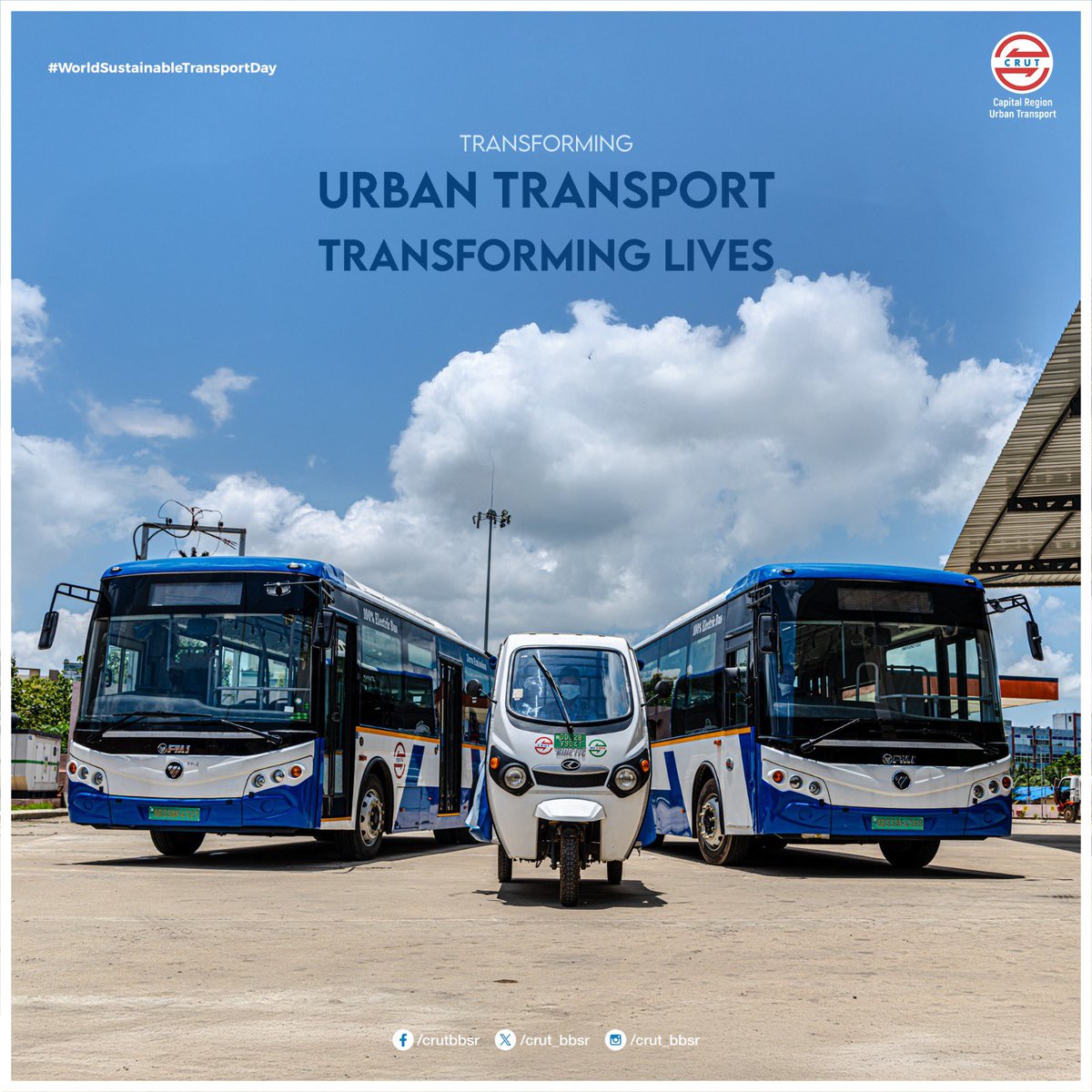 Moving towards a sustainable future with green initiatives! 

#WorldSustainableTransportDay