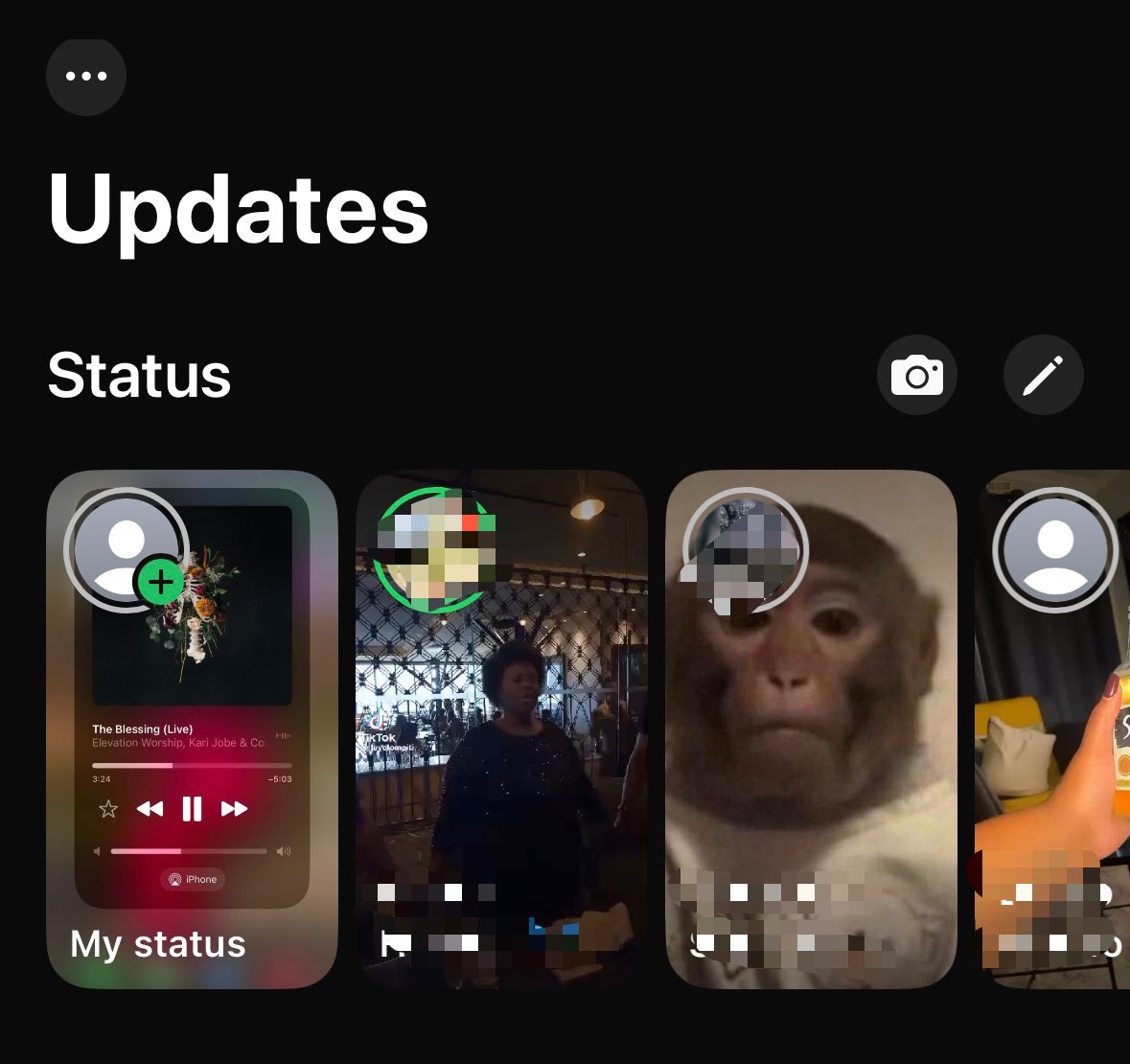 __LelloM's tweet photo. Is everyone’s WhatsApp status like this?😭✋🏽they need to wrap up with these silly updates omg! https://t.co/l5UmIJcQdu