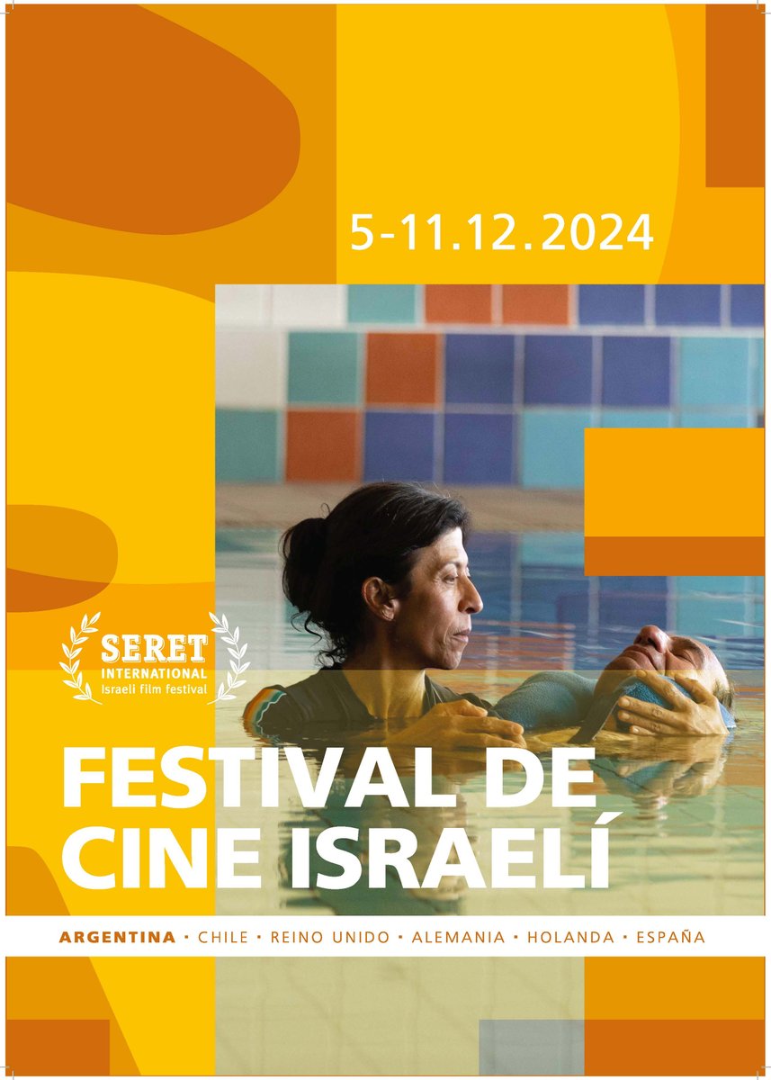 #Cine #Festivales Tercer Festival Internacional de Cine Israelí en Argentina
SERET 2024
Del 5 al 11 de diciembre
en CINEPOLIS RECOLETA
(Vicente López y Junio)
seret-international.org
<a href="/analaias/">Analia Sanchez</a> <a href="/SeretFilmFest/">Festival de Cine Seret</a> 
Programación: seret-international.org/category/argen…