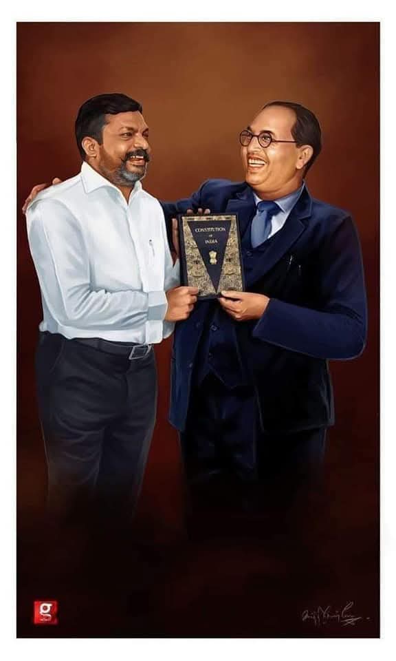 vckuthaya's tweet photo. நவம்வர் 26
அரசமைப்புச் சட்ட நாள்!

புரட்சியாளர் அம்பேத்கர் 
ஒரு புதிய இந்தியாவை கட்டமைப்பதற்காக உருவாக்கிய அரசமைப்புச் சட்டம் அரங்கேற்றப்பட்ட நாள்  இன்று.

புரட்சியாளர் அம்பேத்கரின் வழியில்
@thirumaofficial https://t.co/47Mksxpmeg