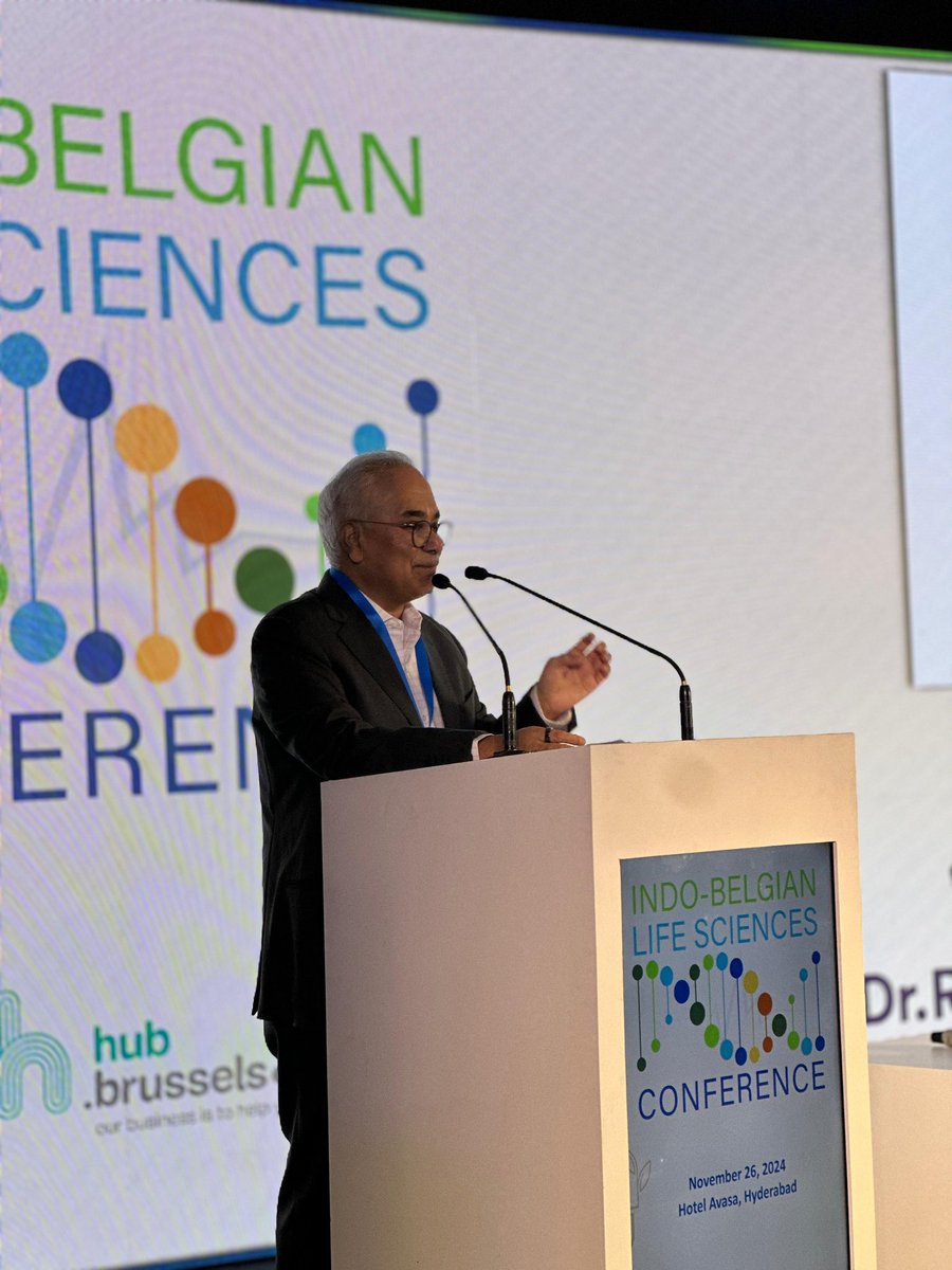 📍 The Indo-Belgian Life Sciences Conference in Hyderabad has started!

The conference will showcase 🇧🇪 and 🇮🇳 knowledge and expertise in the #lifesciences sector, bringing together valuable stakeholders from businesses, academia and government. 

Stay tuned! #IndoBelgianLSC