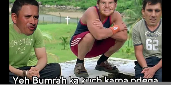 hinkhoj's tweet image. Learn English by NEWS :  Bumrah Shines in IND vs AUS Perth Test, Memes Take Over the Internet  #dismantled #impressive at namaste-english.com/daily-news/new…