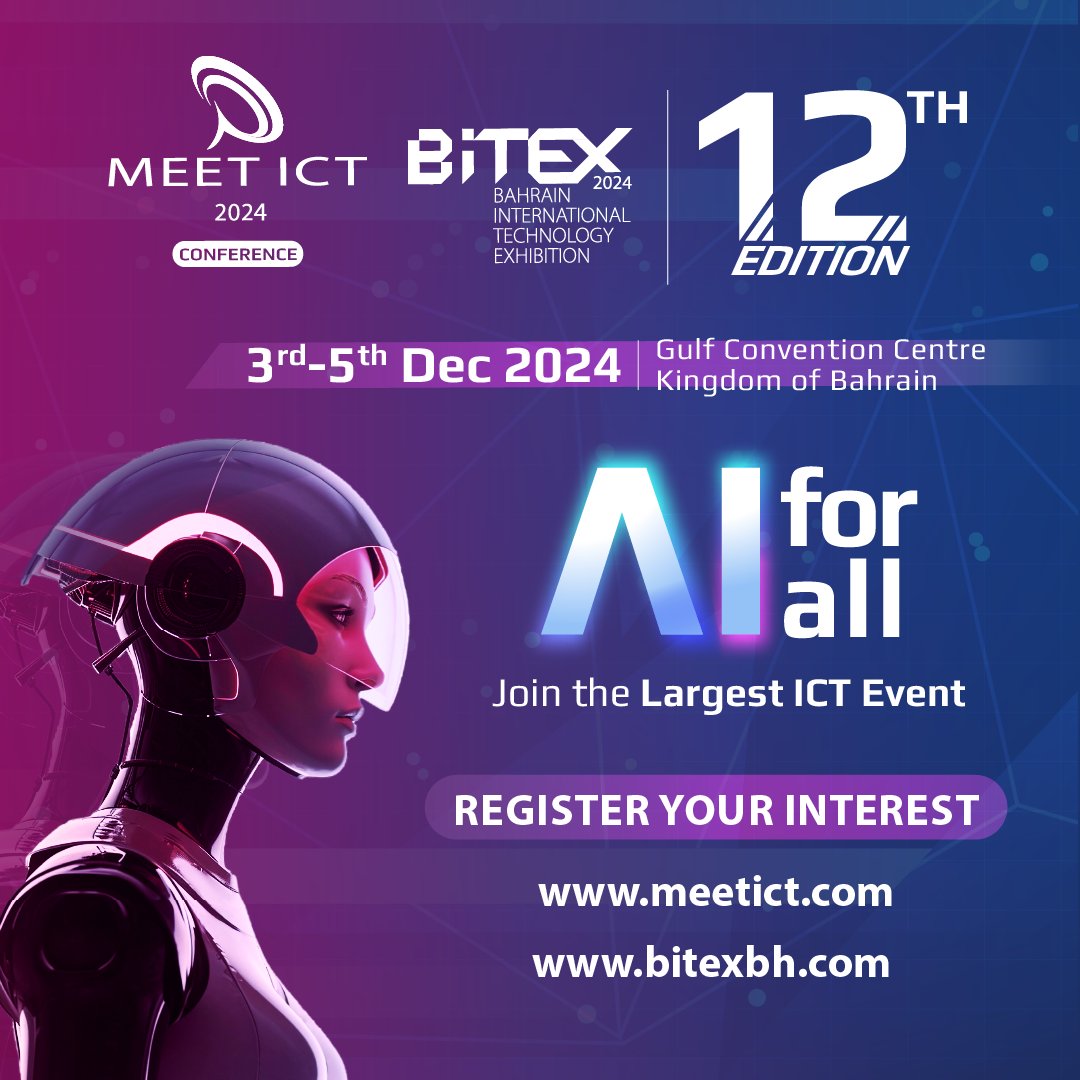 OBGinsights's tweet image. Oxford Business Group is pleased to announce its partnership with MEET ICT and BITEX 2024. 

For more event details, visit: bit.ly/3ARBeh1

#MEETICT #BITEX
