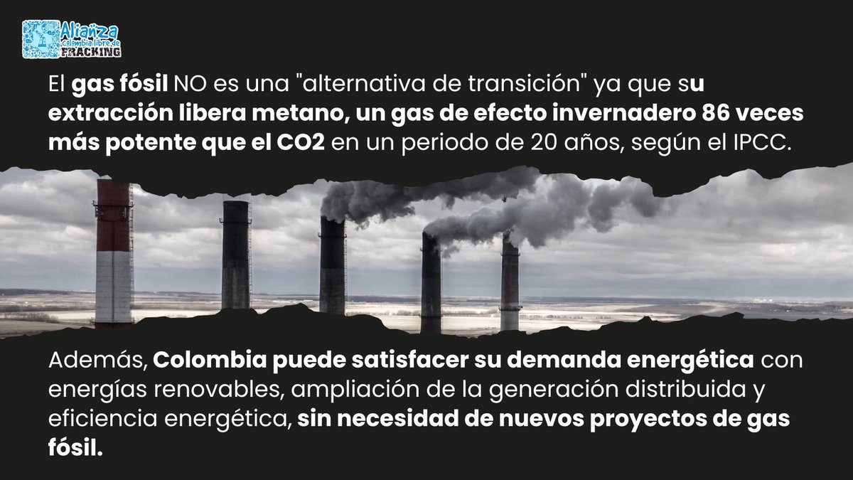 NoFrackingEnCol's tweet photo. 2. El futuro será libre de fósiles ✊: https://t.co/2fY1U3u3b4
#ElGasNoEsTransición #NoAlFrackingNiALosYNC #ElFrackingNoVa #TransiciónSinFósiles https://t.co/ktkFgL40Lr