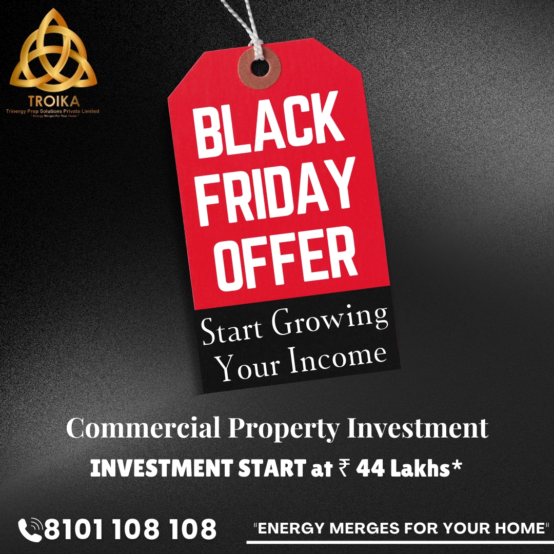 Troika_Lucknow's tweet photo. Make your business dream a reality this Black Friday Offer! Exclusive commercial property deals: Seize the moment, transform your entrepreneurial vision.
Call Now:- 8101 108 108
Visit Website: https://t.co/gXFbROcz1z
#blackfridayoffer #troika #lucknow #realestate #investment https://t.co/l1w3BRStEt