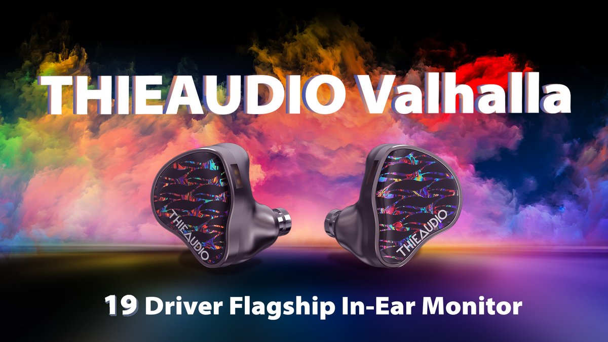 ?新製品速報 #THIEAUDIO Valhalla ?最先端の19ドライバー設計 