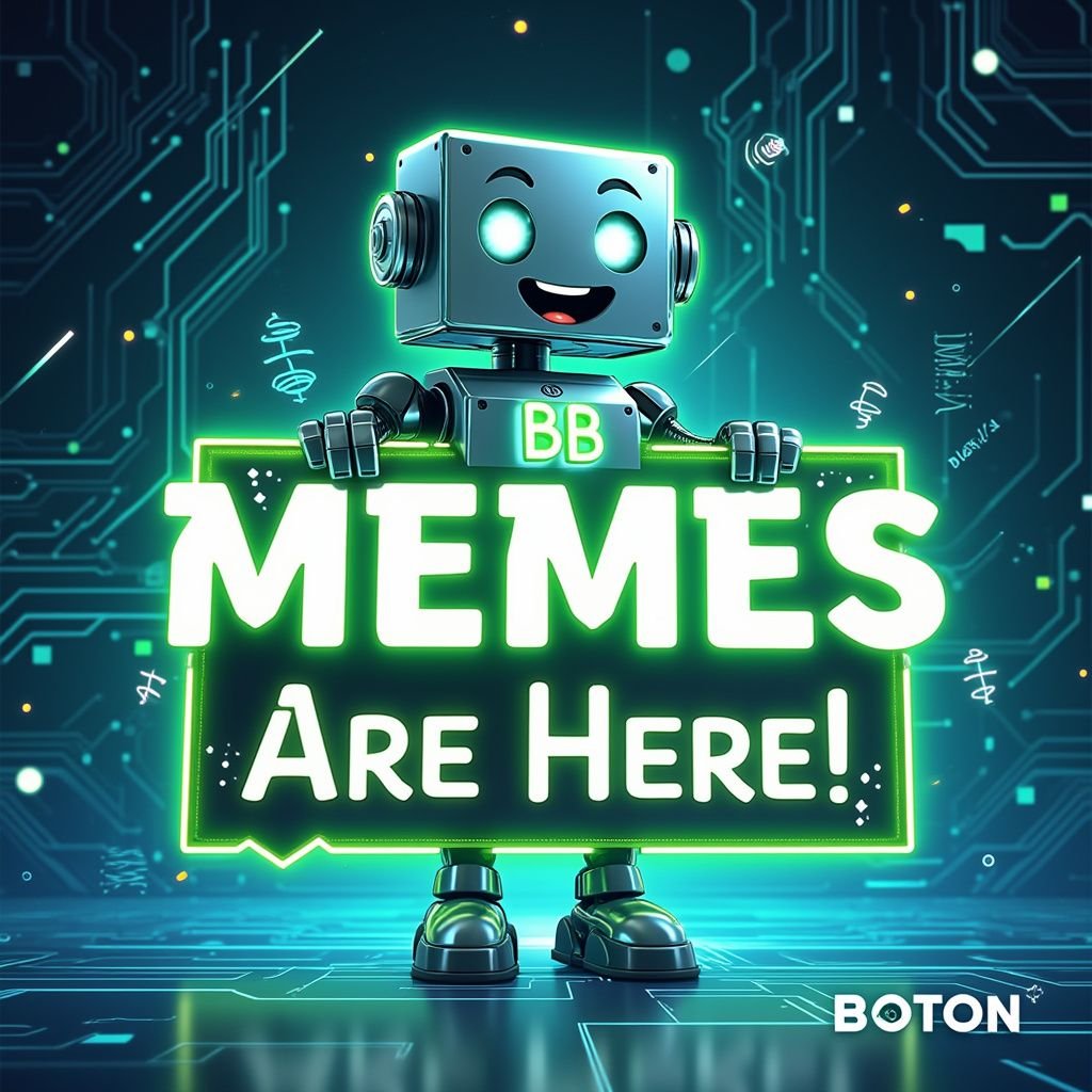 CtrlAltWut's tweet image. Looking to spice up your Telegram chatter with the latest memes? 🤔 Our Meme Master is whipping up the freshest and most hilarious memes just for you! Join the fun and let $BOTON bring a splash of humor to your community. 🚀🤣 #MemeMagic #TelegramFun
