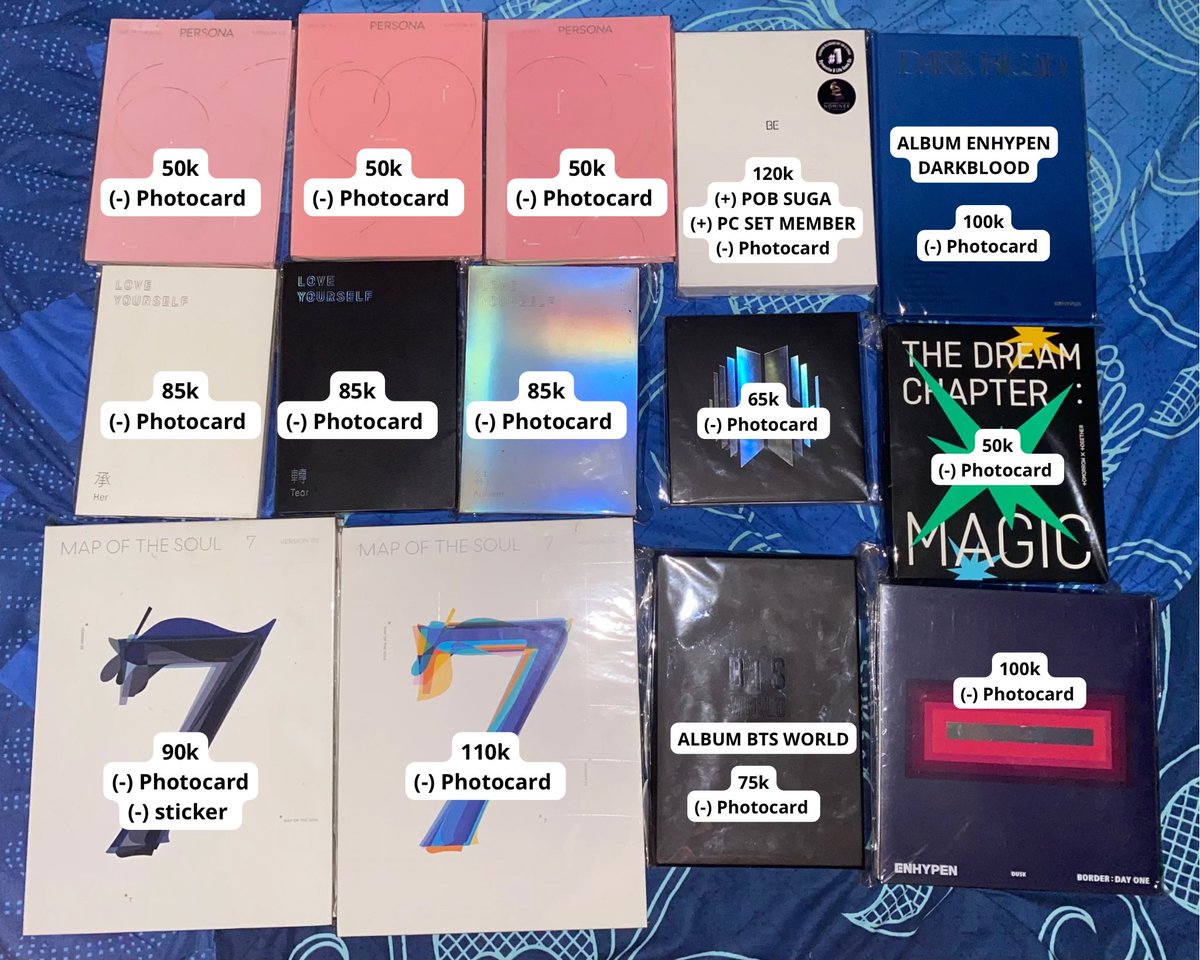 heepotlv's tweet photo. [help RT]

wts / want to sell INA 
Album BTS ENHYPEN TXT

📩 dm for detail / cek kondisi

📍BATAM, KEPRI (ONLY)
🛵: COD / Diantar langsung ke rumah
💳: Shopeepay / BNI / CASH
❌: 🍊

Tag wts ina bts enhypen txt album mots be ly darkblood army engene moa jual beli kpop indonesia https://t.co/vaqkvVdmzx
