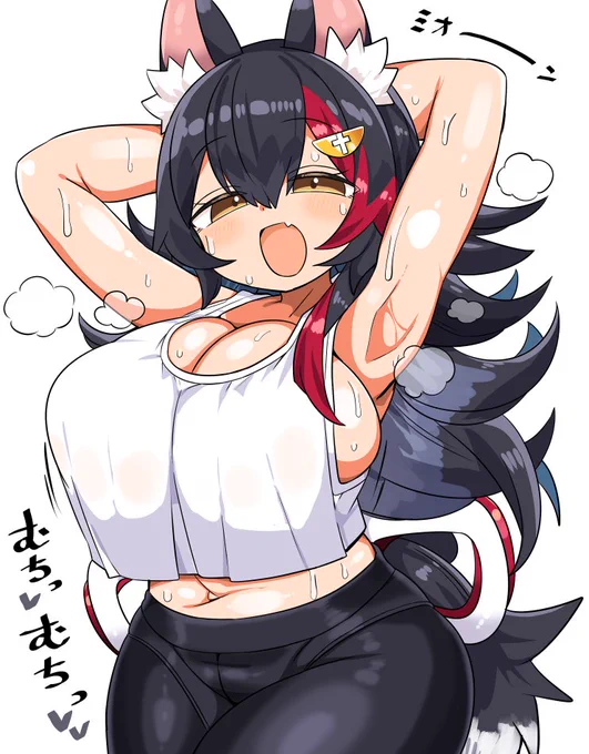 どうしてもタンクトップせくしーみ●ーんが描きたかったんです..... 