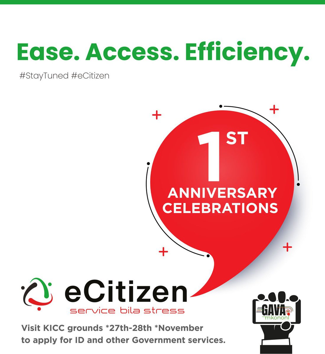 Join us at KICC Grounds on 27th and 28th November 2024 for the ultimate government service experience. Apply for your ID and access a wide range of critical government services—all in one place.

Don’t miss this opportunity to streamline your access to essential services.