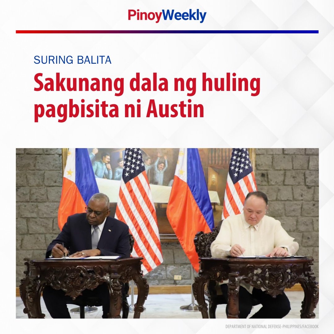 Parang hagupit ng bagyo ang pagbisita ni US Defense Secretary Lloyd Austin. Sa loob ng isa’t kalahating araw, dala niya ang mga kasunduang ibayong nagpapalalim sa malakolonyal na relasyon ng Pilipinas at US.

BASAHIN: tinyurl.com/42xdjn2k 🔗