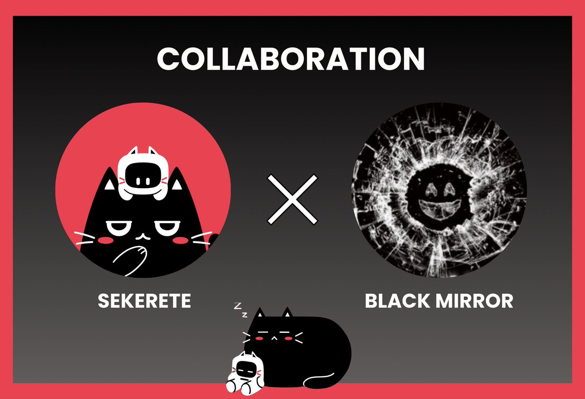 Sekerete 🐈⬛ (@sekerete_) on Twitter photo We are glad to announce that we have collaborated with <a href="/blackmirror_xp/">blackmirror_xp</a>
Powered by KOR Protocol and backed by Animoca Brands, mint a character, shape the story with AI, and unlock roles in the Smile Club.
Check out our discord to secure spot and don’t miss out! We are glad to announce that we have collaborated with <a href="/blackmirror_xp/">blackmirror_xp</a>
Powered by KOR Protocol and backed by Animoca Brands, mint a character, shape the story with AI, and unlock roles in the Smile Club.
Check out our discord to secure spot and don’t miss out!