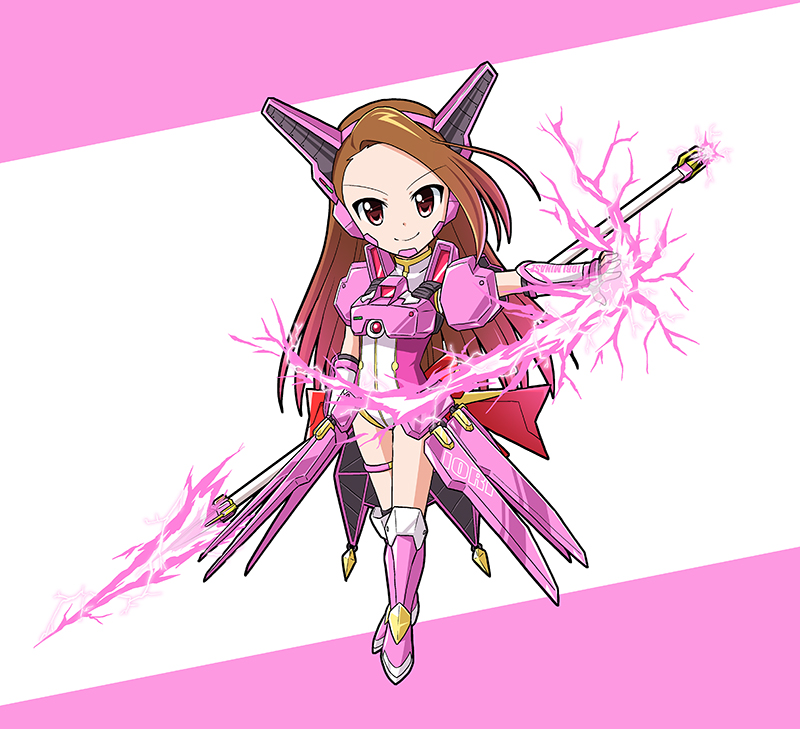 水瀬伊織 「昔描いたなんちゃってミリオンアーマー。ミリオンアーマーは基本パーツは共通で、個人」|すめらぎこう＠ぱるくすのイラスト