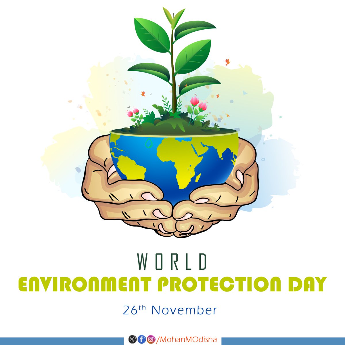 MohanMOdisha's tweet photo. Happy World Environment Protection Day. It's time to reflect on our responsibility to safeguard the environment. Let’s take action today for a greener tomorrow.
#SustainableFuture #WorldEnvironmentProtectionDay https://t.co/MRyUCPW0U9