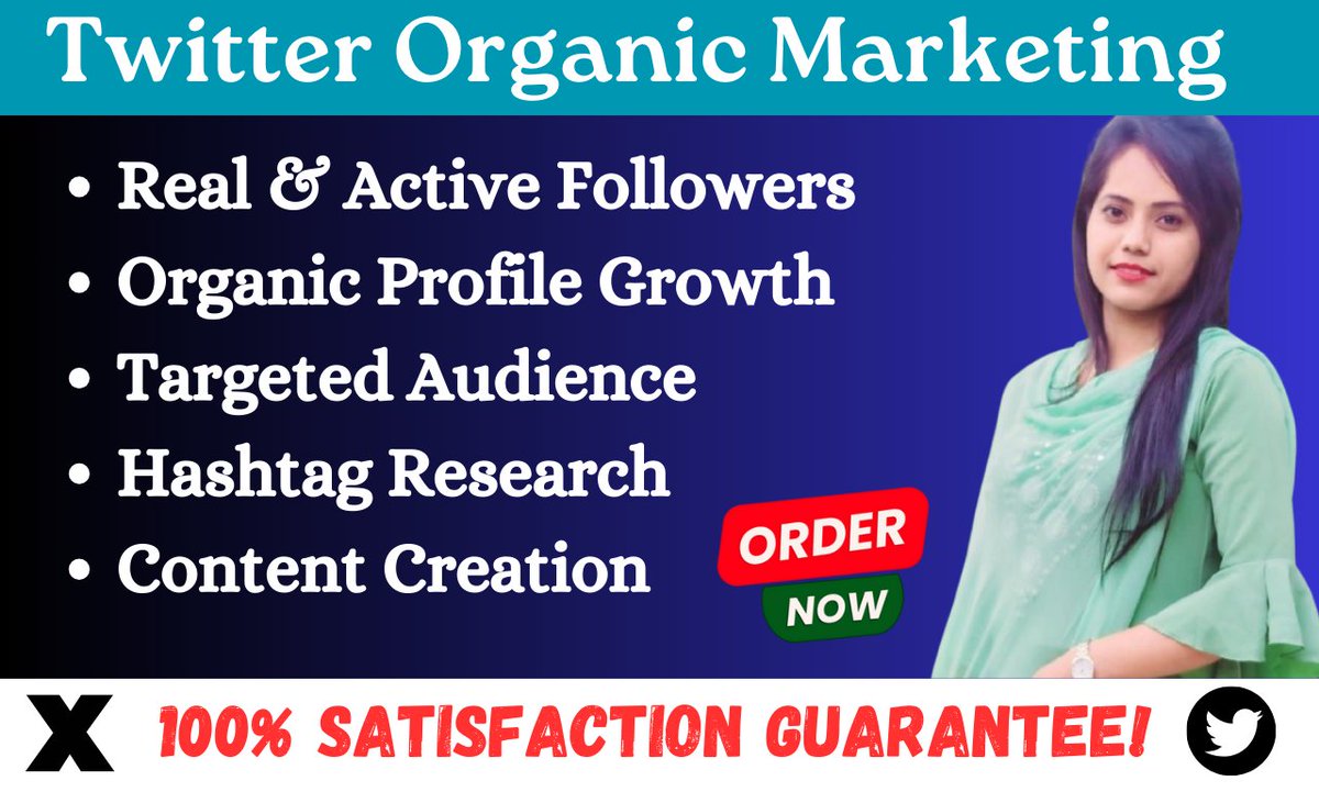 Looking for professional Twitter Marketing Service Click the Link Below to confirm your order now.
fiverr.com/s/bdzlWDm