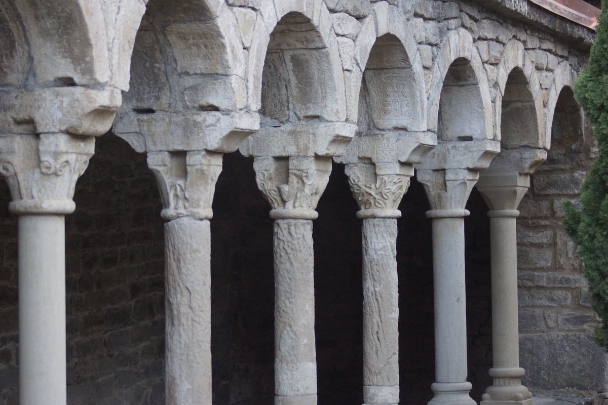 VincentDebiais's tweet photo. Pour #EpigraphyTuesday, et pour avoir remis le nez dans cette collection, quelques inscriptions du cloître de l'ancienne cathédrale de Roda de Isábena (Aragon), qui présente encore sur ses murs,chapiteaux et arcs plus de 220 textes funéraires tracés entre le 12e et le 14e siècle. https://t.co/VKOMoy86TQ