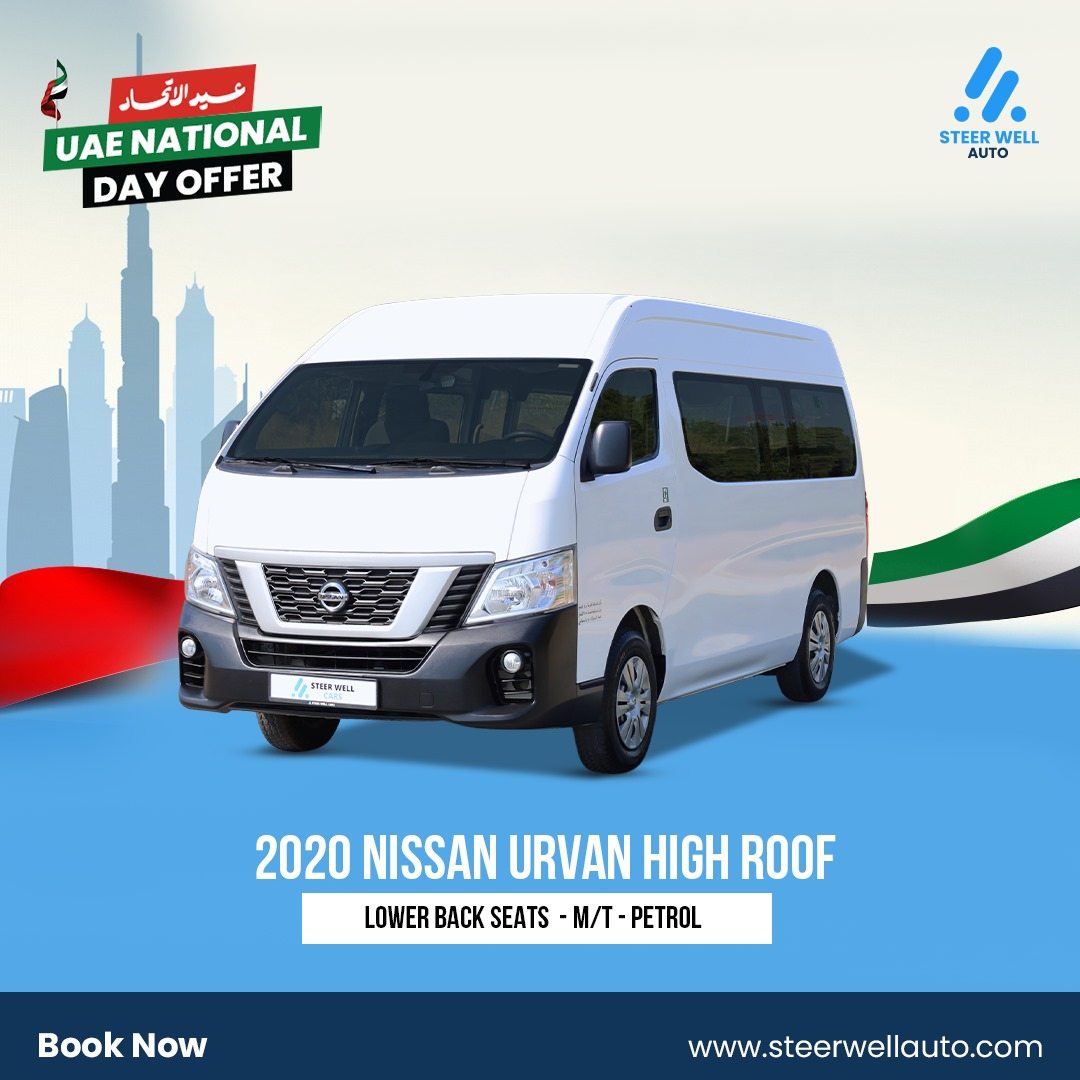 SteerWellAuto's tweet image. 🚐✨ Celebrate UAE National Day with the 2020 Nissan Urvan NV350—exclusively for commercial use! 

#NissanUrvan #NV350 #CommercialVan #VanForSale #UAE #SteerWellAuto #UAEExport #BusinessVan #13SeaterVan #ManualTransmission #VanLife #DubaiCars #UsedVans #CarExport #HighRoofVan