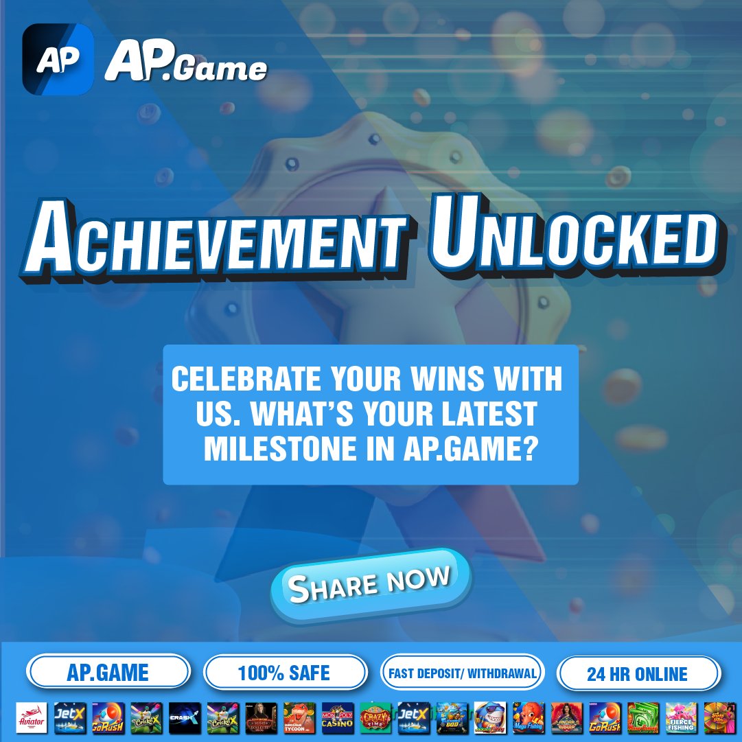 ap_game2's tweet photo. 🎉Achievement Unlocked🎯
Every win deserves to be celebrated at https://t.co/i1m4WXyr4s.
🎮 A wide range of thrilling games.
💰 Fast & secure deposits/withdrawals.
#SRICHANDxBamBam, #HappyBUSDAY, #StarAcademy, #BINISlaysAtAranetaColiseum, #PLAVE_NEVER_STOP, #APGAME https://t.co/MTvm81FoII