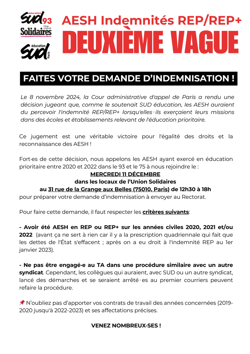 SUD éducation Paris tweet media