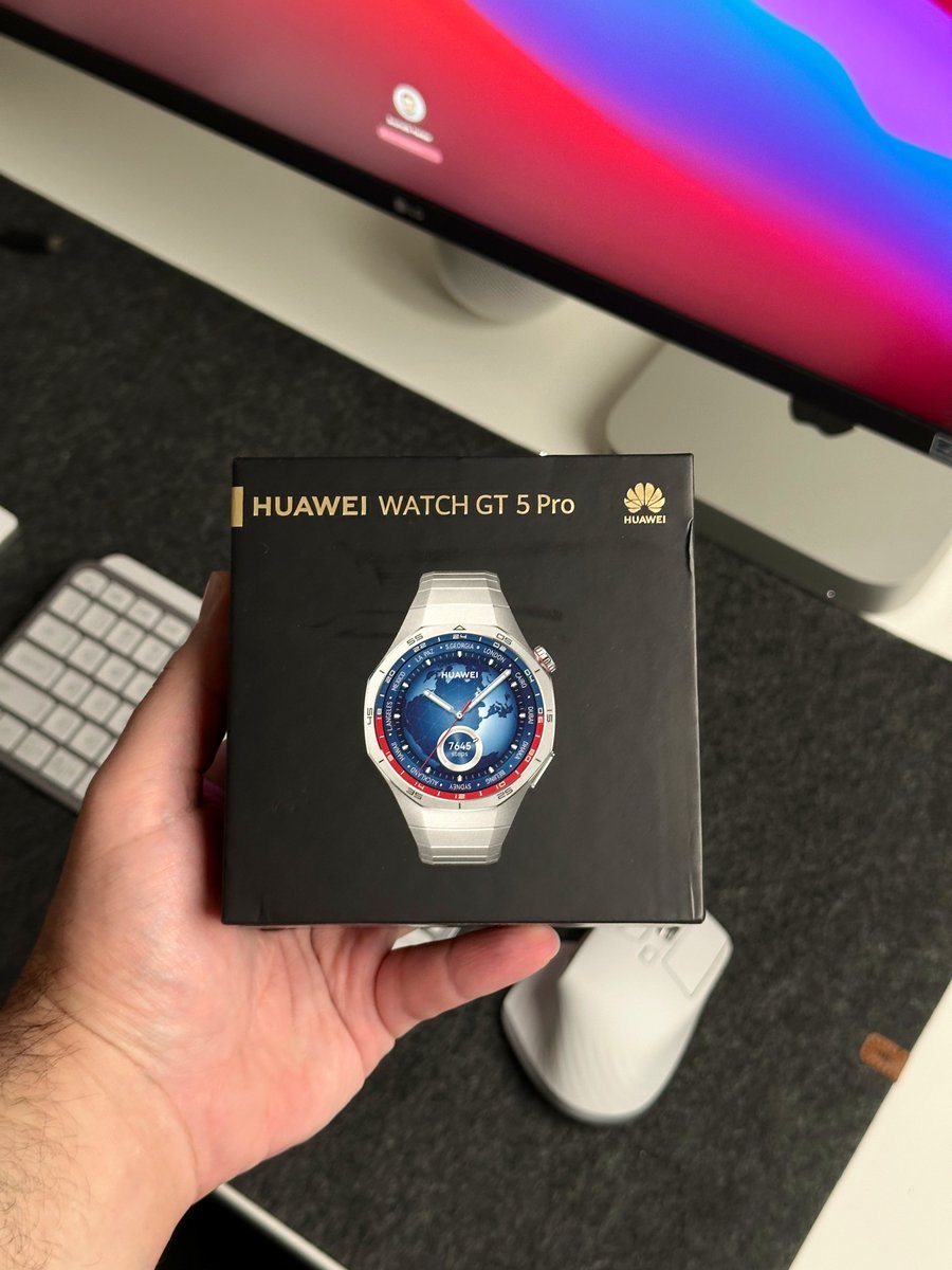 derSouhaib's tweet photo. تجربة جديدة مع Huawei Watch GT5 Pro 

لو عندك استفسار أو معلومة تحب تعرفها عن الساعة اترك تعليقك، وقريبًا بإذن الله أنشر ملخص التجربة والصور وإجابات الاستفسارات. 

#Huawei #WatchGT5Pro https://t.co/RV7py079TP