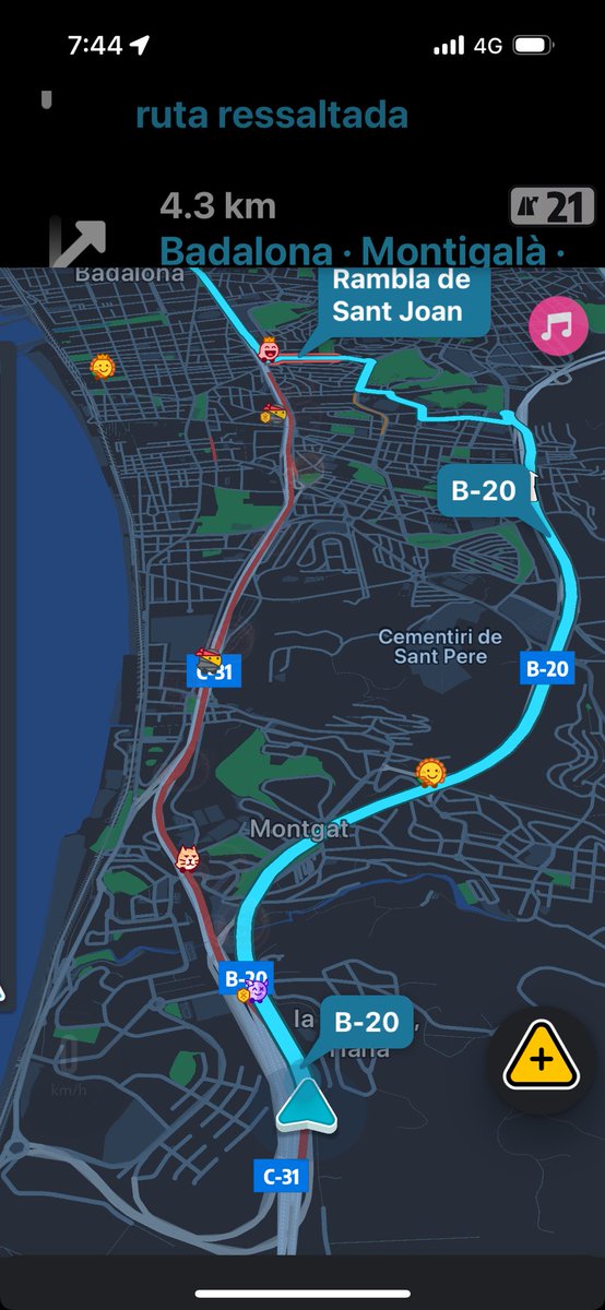 lauratae's tweet photo. @MoventisInfo Per què no aviseu els conductors i que tirin per la B-20?! https://t.co/xU9OixBiLG