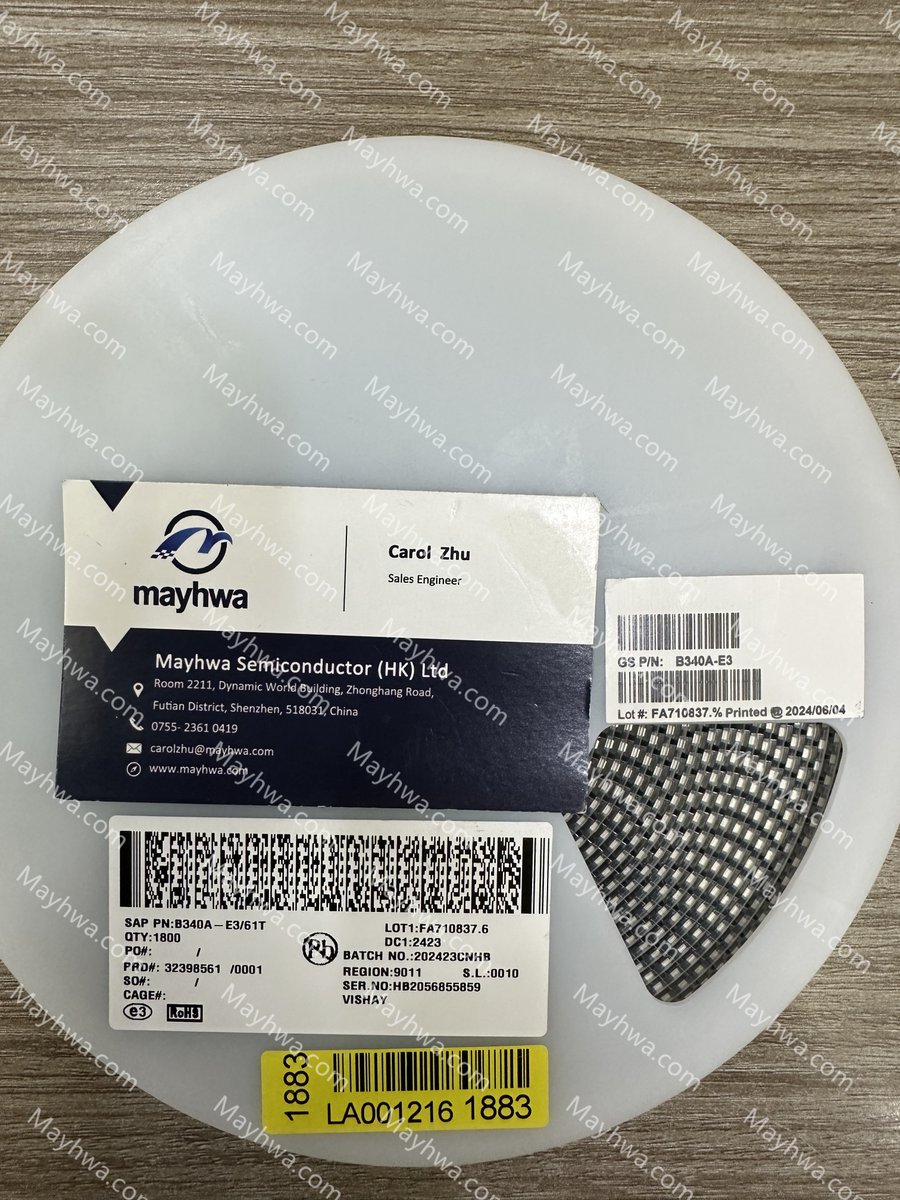 Carol Zhu (@carolzzhu) on Twitter photo IN STOCK!
P/N:B340A-E3/61T
MFR:Vishay
DESC:DIODE SCHOTTKY 40V 3A DO214AC
If you have any requirement , please feel free to contact me!
Email: carolzhu@mayhwa.com
#EMS #OEM #CEM #Vishay #IC #Semiconductor
#electroniccomponents #TVS
#Chips #SMT #THT #Inductors #Diodes IN STOCK!
P/N:B340A-E3/61T
MFR:Vishay
DESC:DIODE SCHOTTKY 40V 3A DO214AC
If you have any requirement , please feel free to contact me!
Email: carolzhu@mayhwa.com
#EMS #OEM #CEM #Vishay #IC #Semiconductor
#electroniccomponents #TVS
#Chips #SMT #THT #Inductors #Diodes