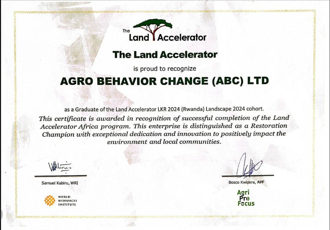 Thank you <a href="/WorldResources/">World Resources Institute</a> - Together we will restore lands in #Rwanda.